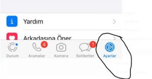 whatsapptan gelen fotoğraflar galeride gözükmesin