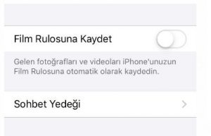 whatsapptan gelen fotoğraflar galeride gözükmesin2